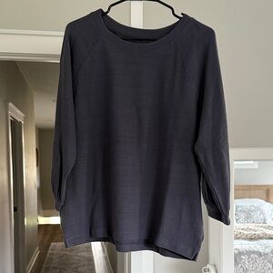 LOFT Dark Gray Long Sleeve Tee